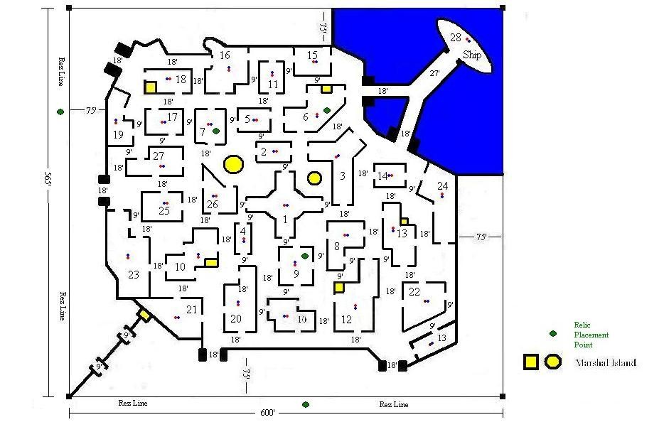 Pennsic 36 Town Battle Map