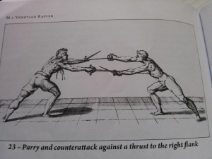 Giganti Sword and Dagger to the outside